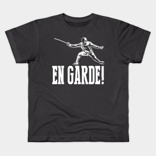 En Garde! (white) Kids T-Shirt